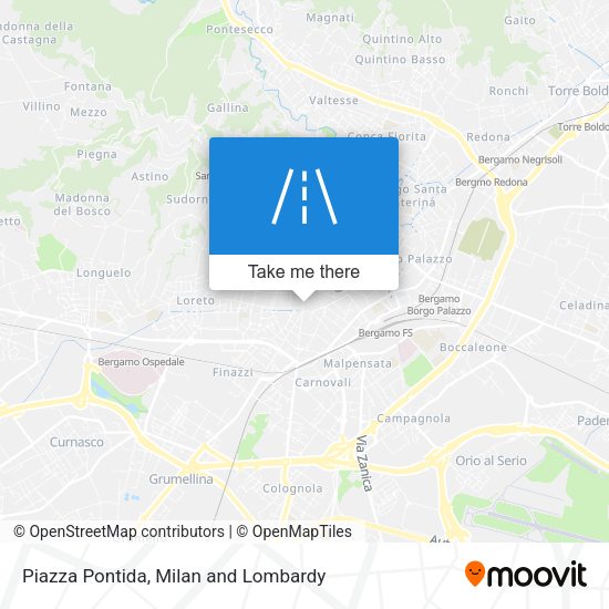 Piazza Pontida map