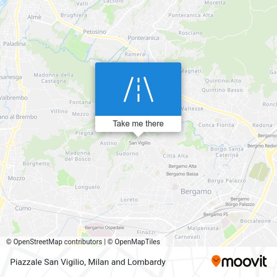 Piazzale San Vigilio map