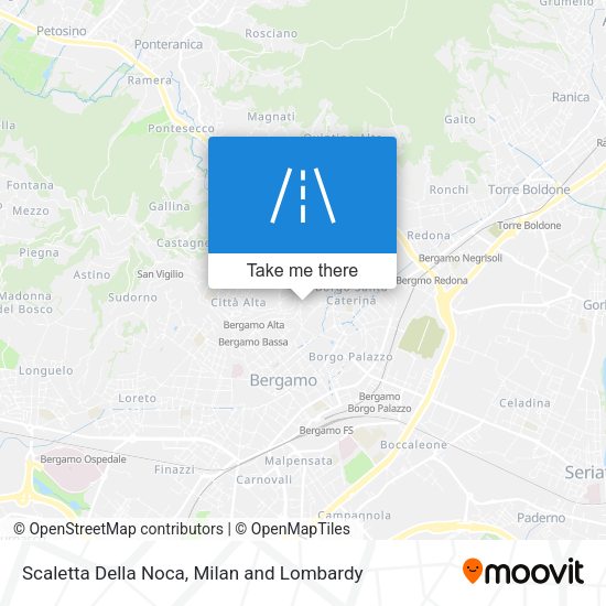 Scaletta Della Noca map