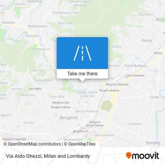 Via Aldo Ghezzi map