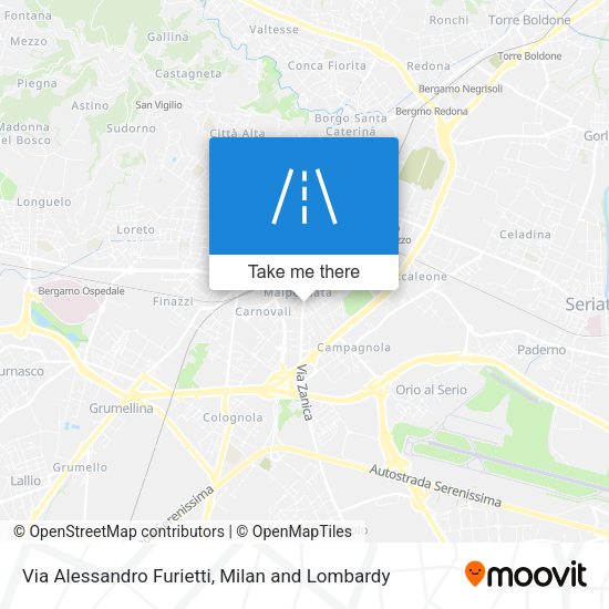 Via Alessandro Furietti map