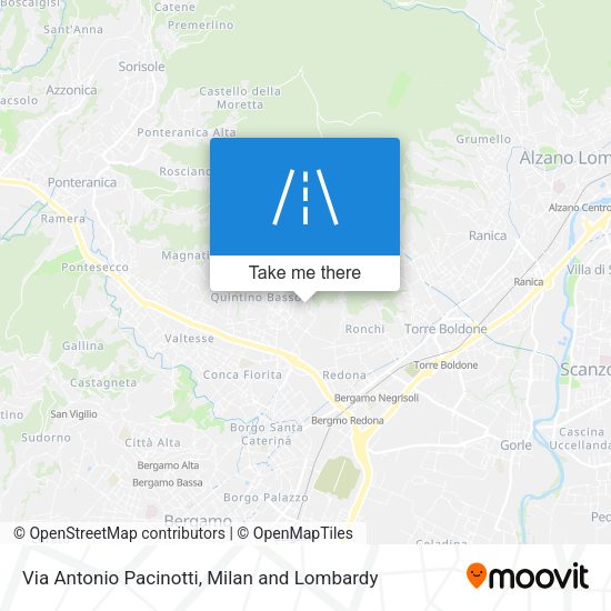 Via Antonio Pacinotti map