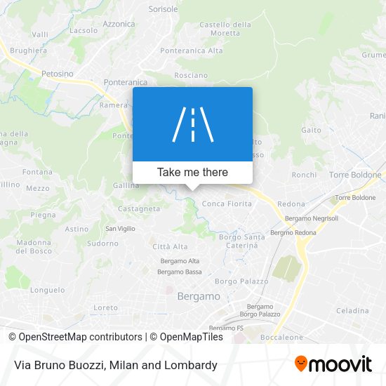 Via Bruno Buozzi map