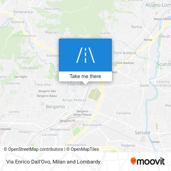 Via Enrico Dall'Ovo map