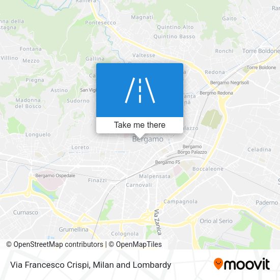 Via Francesco Crispi map
