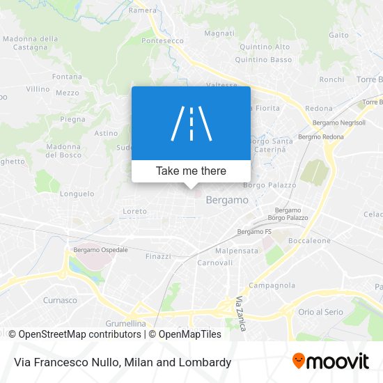 Via Francesco Nullo map