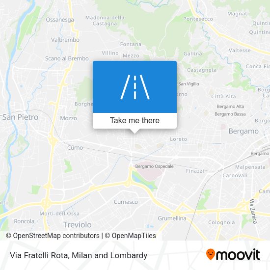 Via Fratelli Rota map