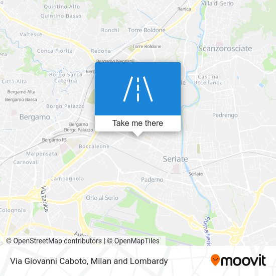Via Giovanni Caboto map
