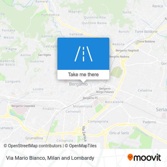 Via Mario Bianco map