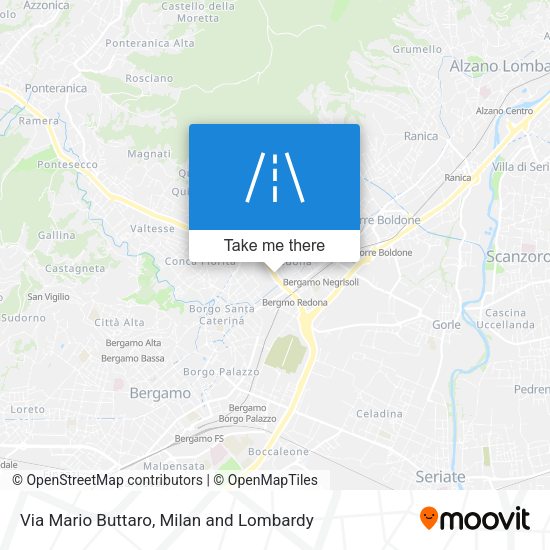 Via Mario Buttaro map