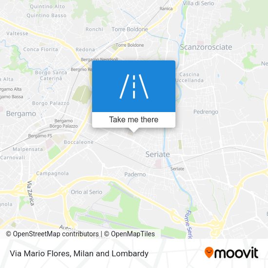 Via Mario Flores map