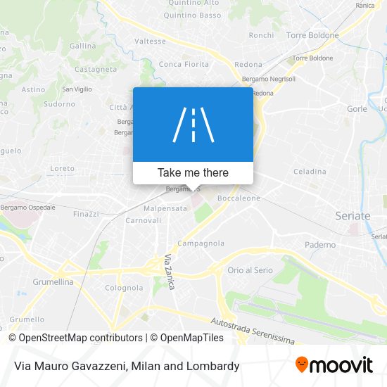 Via Mauro Gavazzeni map