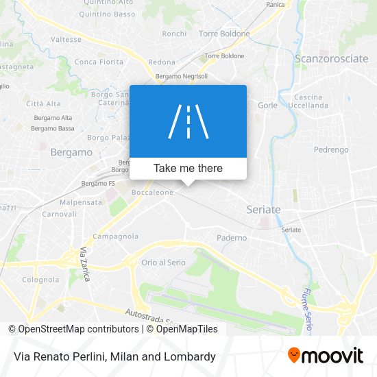 Via Renato Perlini map