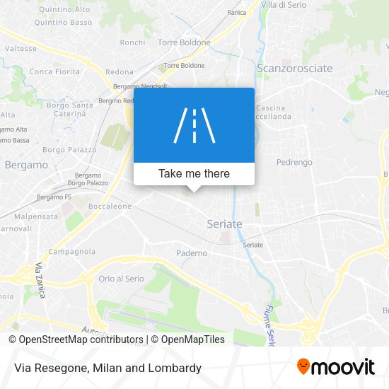 Via Resegone map