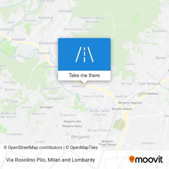 Via Rosolino Pilo map