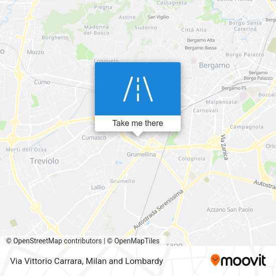 Via Vittorio Carrara map