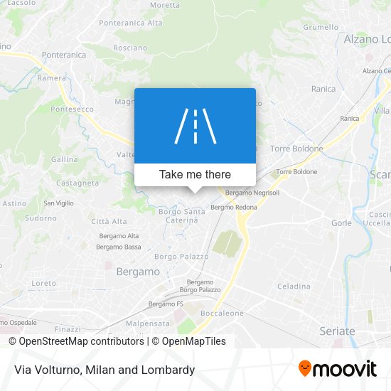Via Volturno map