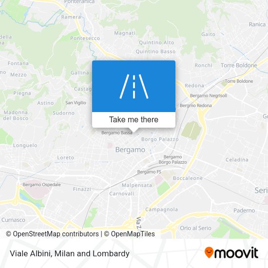 Viale Albini map