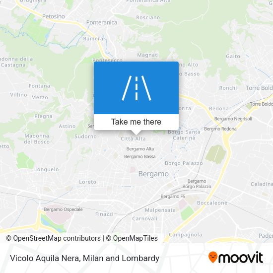 Vicolo Aquila Nera map