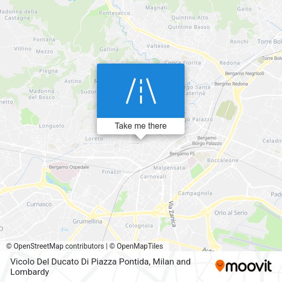 Vicolo Del Ducato Di Piazza Pontida map
