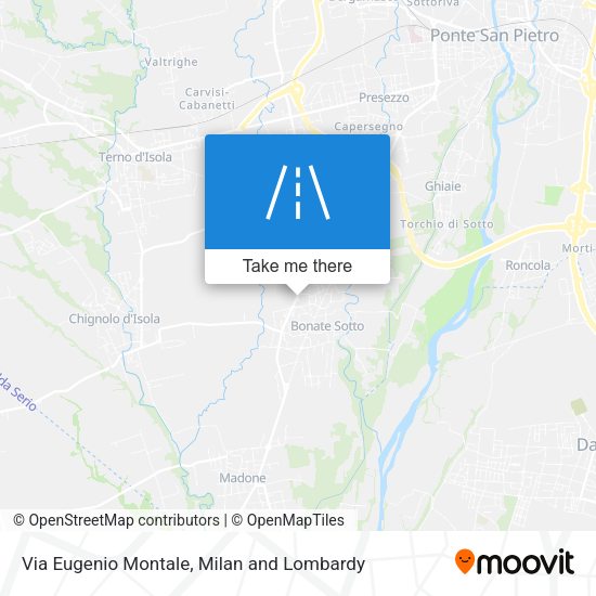 Via Eugenio Montale map