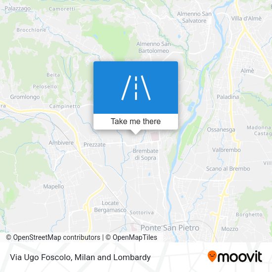 Via Ugo Foscolo map