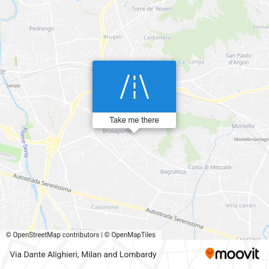 Via Dante Alighieri map