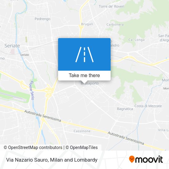 Via Nazario Sauro map