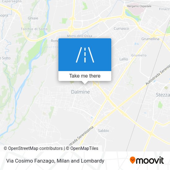 Via Cosimo Fanzago map