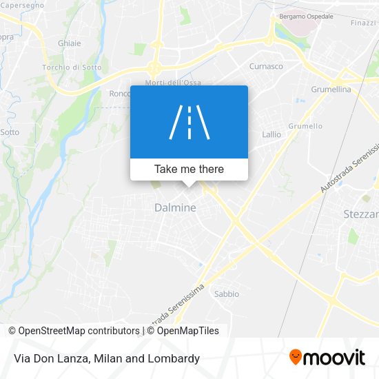 Via Don Lanza map
