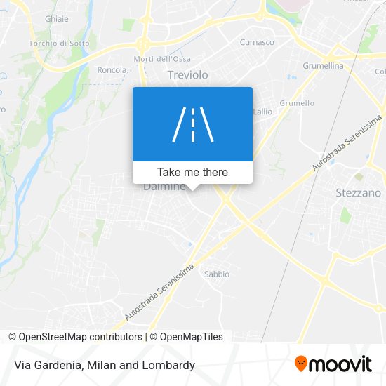 Via Gardenia map