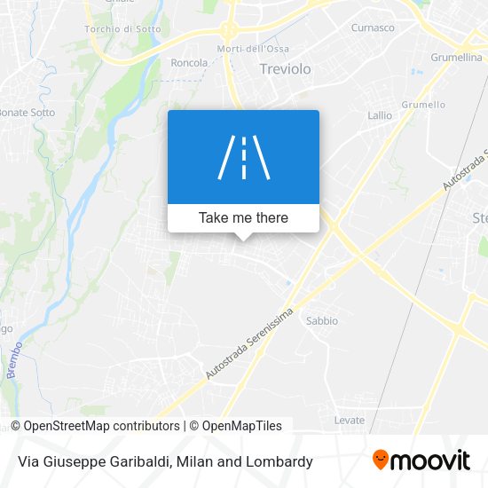 Via Giuseppe Garibaldi map