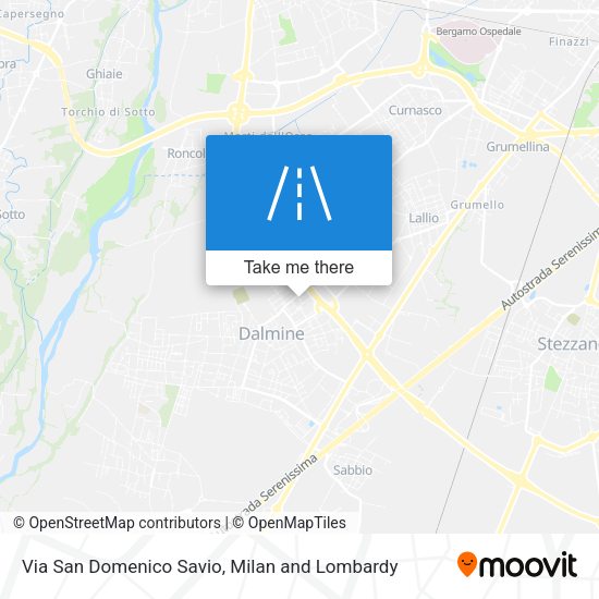 Via San Domenico Savio map