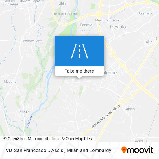Via San Francesco D'Assisi map