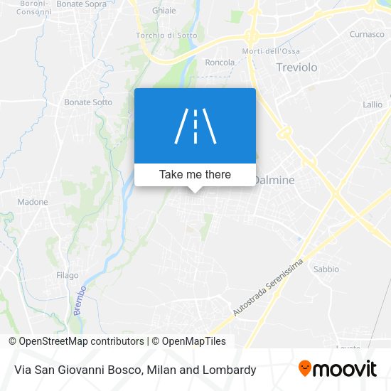 Via San Giovanni Bosco map