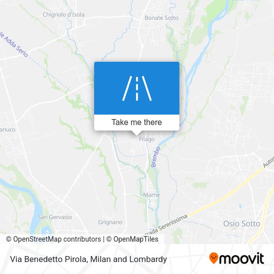 Via Benedetto Pirola map