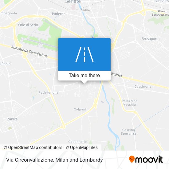 Via Circonvallazione map