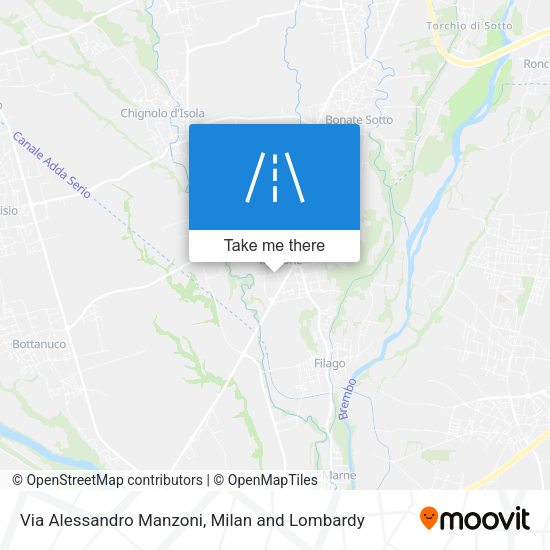 Via Alessandro Manzoni map