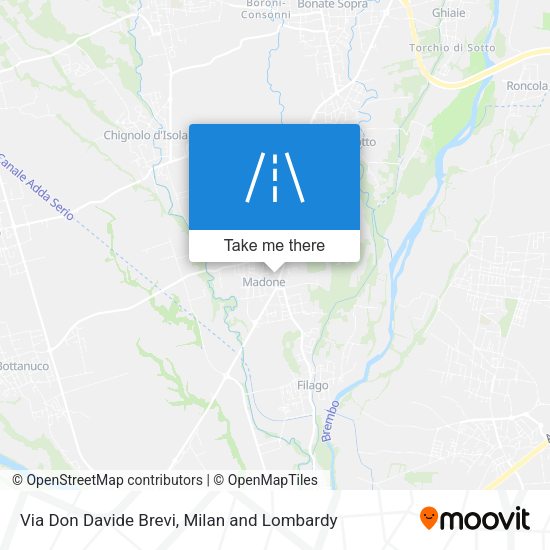 Via Don Davide Brevi map