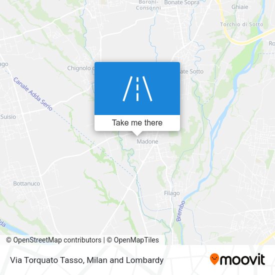 Via Torquato Tasso map