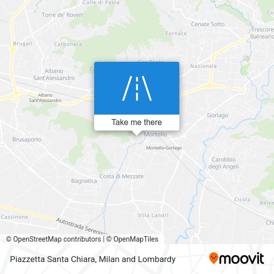 Piazzetta Santa Chiara map