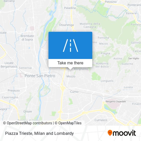 Piazza Trieste map