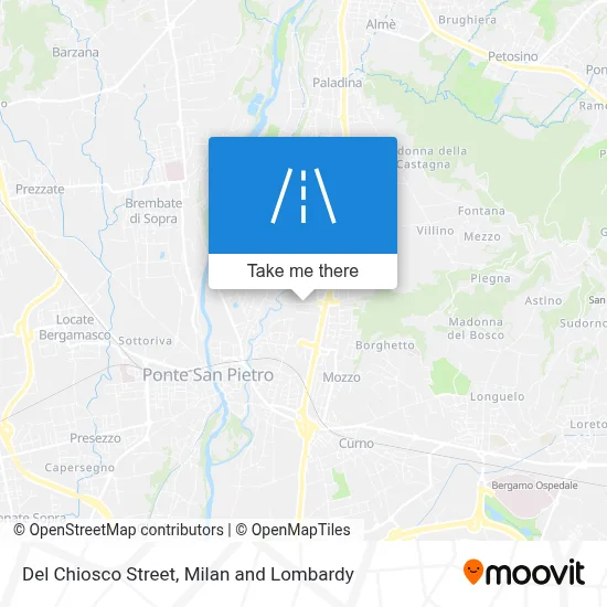 Del Chiosco Street map