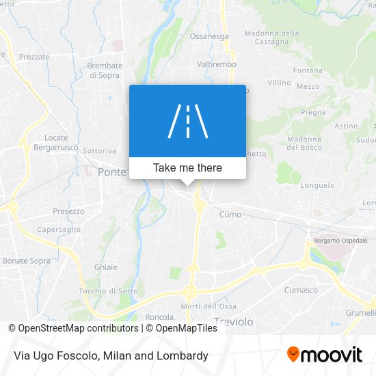 Via Ugo Foscolo map