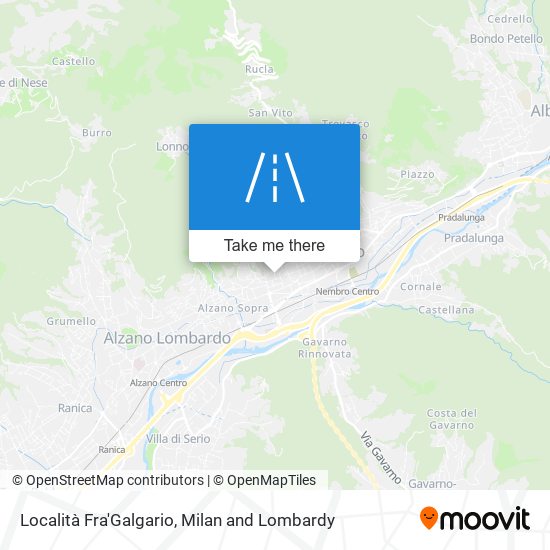 Località Fra'Galgario map