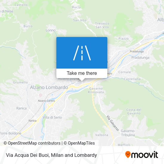 Via Acqua Dei Buoi map