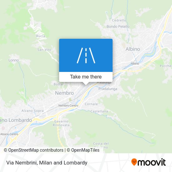 Via Nembrini map