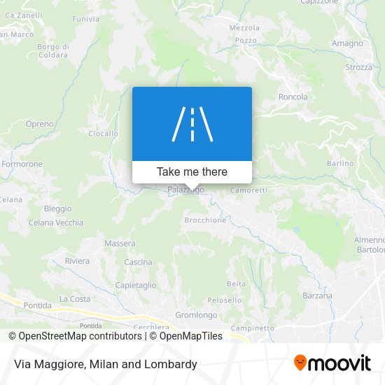 Via Maggiore map
