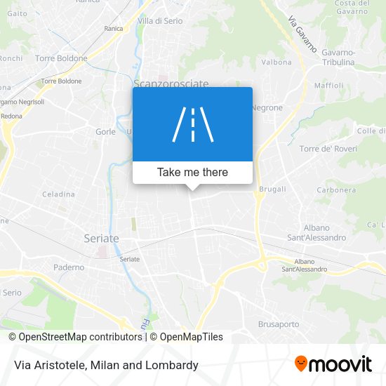 Via Aristotele map
