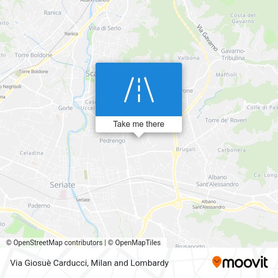 Via Giosuè Carducci map